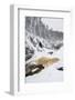 River Flowing in Snowy Winter Forest-Risto0-Framed Photographic Print