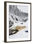 River Flowing in Snowy Winter Forest-Risto0-Framed Photographic Print