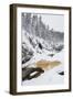 River Flowing in Snowy Winter Forest-Risto0-Framed Photographic Print