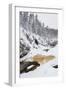 River Flowing in Snowy Winter Forest-Risto0-Framed Photographic Print