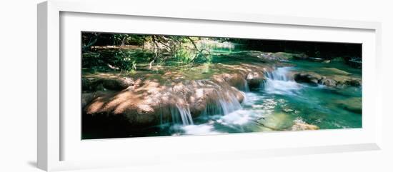 River Flowing in Summer Afternoon Light, Siagnole River, Provence-Alpes-Cote D'Azur, France-null-Framed Photographic Print