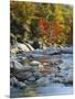 River Flowing Through Forest in Autumn, North Fork, Potomac State Forest, Maryland, USA-Adam Jones-Mounted Photographic Print