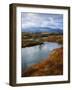 River Flowing Through Landscape, Bear River, Bannock Range, Cache Valley, Great Basin, Idaho-Scott T^ Smith-Framed Photographic Print