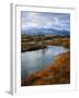 River Flowing Through Landscape, Bear River, Bannock Range, Cache Valley, Great Basin, Idaho-Scott T^ Smith-Framed Photographic Print