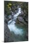 River flowing through Maligne Canyon with autumn foliage, Jasper National Park, UNESCO World Herita-Jon Reaves-Mounted Photographic Print