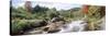 River Flowing Through Rocks, Ausable River, Wilmington, New York State, USA-null-Stretched Canvas