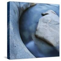 River Flowing Through Rocks-Micha Pawlitzki-Stretched Canvas