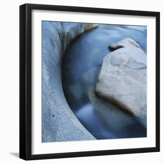 River Flowing Through Rocks-Micha Pawlitzki-Framed Photographic Print
