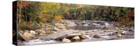 River Flowing through the Wilderness, White Mountains National Forest, New Hampshire, USA-null-Stretched Canvas