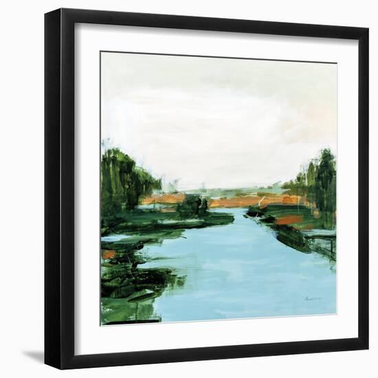 River Flowing Through-Pamela Munger-Framed Art Print