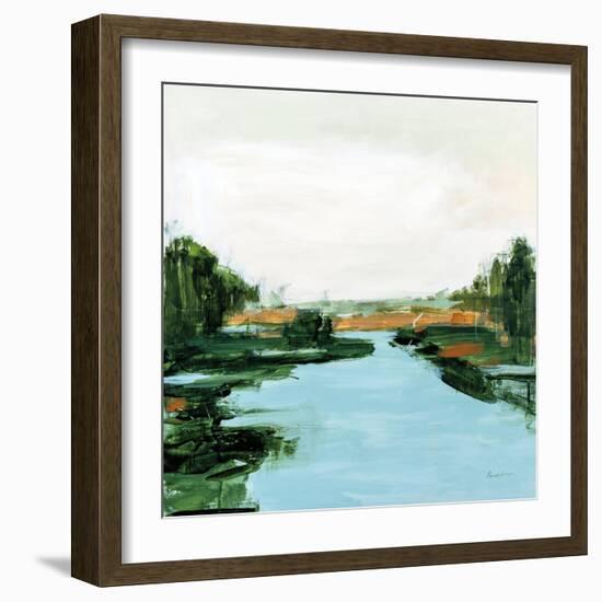 River Flowing Through-Pamela Munger-Framed Art Print