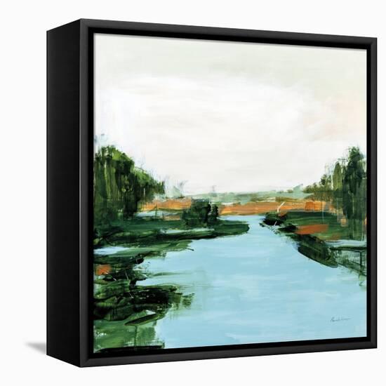 River Flowing Through-Pamela Munger-Framed Stretched Canvas