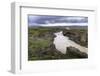 River from Godafoss waterfall in Iceland, Europe-null-Framed Photographic Print