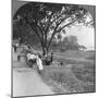 River Front and Bank, Bhamo, Burma, 1908-null-Mounted Photographic Print