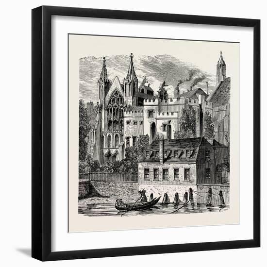 River Front of the Old House of Peers-null-Framed Giclee Print