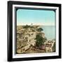 River Ganges from the Aurangzeb Mosque, Benares, India, Late 19th or Early 20th Century-null-Framed Giclee Print