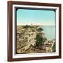 River Ganges from the Aurangzeb Mosque, Benares, India, Late 19th or Early 20th Century-null-Framed Giclee Print