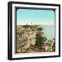 River Ganges from the Aurangzeb Mosque, Benares, India, Late 19th or Early 20th Century-null-Framed Giclee Print