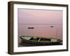 River Ganges (Ganga) at Sunrise, Varanasi (Benares), Uttar Pradesh, India, Asia-Jochen Schlenker-Framed Photographic Print