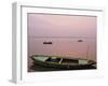 River Ganges (Ganga) at Sunrise, Varanasi (Benares), Uttar Pradesh, India, Asia-Jochen Schlenker-Framed Photographic Print