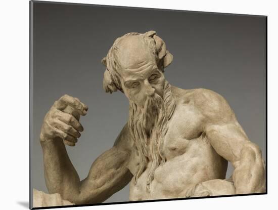 River God, 1755 (Terracotta)-Jean-jacques Caffieri-Mounted Giclee Print