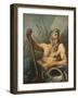 River God, c.1735-65-Carle van Loo-Framed Giclee Print