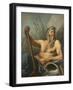 River God, c.1735-65-Carle van Loo-Framed Giclee Print