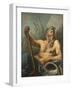 River God, c.1735-65-Carle van Loo-Framed Giclee Print