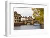 River Great Ouse at St. Leger Chapel Bridge, St. Ives, Cambridgeshire, England, United Kingdom, Eur-Andrew Michael-Framed Photographic Print