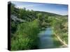 River Herault, Near St. Guilhem Le Desert, Languedoc-Roussillon, France-Michael Busselle-Stretched Canvas