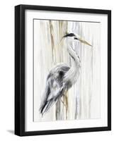 River Heron I-Eva Watts-Framed Art Print