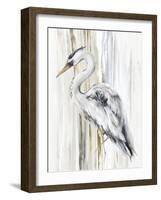 River Heron II-Eva Watts-Framed Art Print