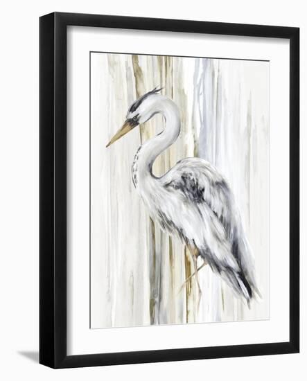 River Heron II-Eva Watts-Framed Art Print