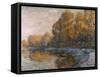 River in Autumn, 1909-Eugène Boudin-Framed Stretched Canvas