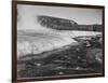 River In Foreground Trees Behind "Firehole River Yellowstone National Park" Wyoming-Ansel Adams-Framed Art Print