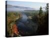 River in Margaree Valley, Cape Breton, Canada, North America-Alison Wright-Stretched Canvas