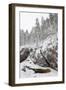 River in Snowy Forest at Winter-Risto0-Framed Photographic Print