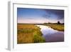 River in Summer at Sunrise-catolla-Framed Photographic Print