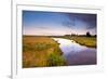 River in Summer at Sunrise-catolla-Framed Photographic Print