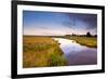 River in Summer at Sunrise-catolla-Framed Photographic Print