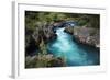 River in the Andes, Patagonia, Chile-Peter Groenendijk-Framed Photographic Print