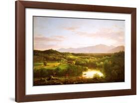 River in the Catskills-Thomas Cole-Framed Art Print