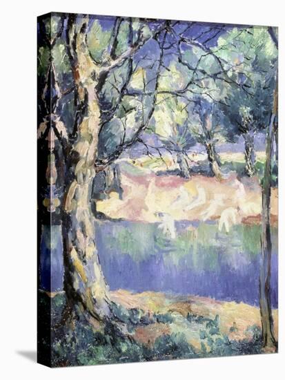 River in the Forest, c.1908-Kasimir Malevich-Stretched Canvas