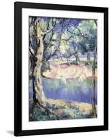 River in the Forest, c.1908-Kasimir Malevich-Framed Giclee Print