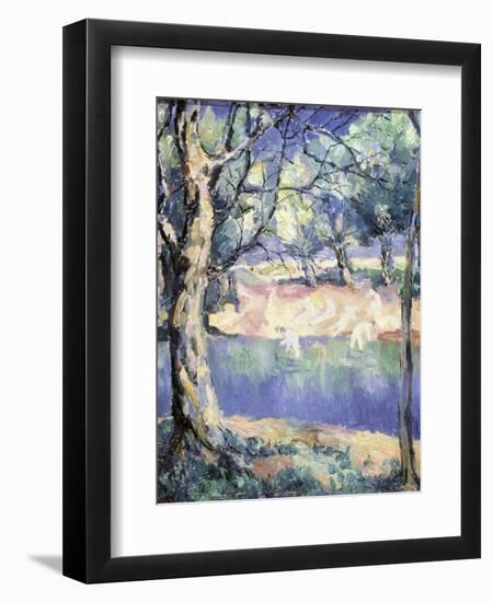 River in the Forest, c.1908-Kasimir Malevich-Framed Giclee Print