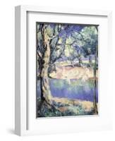 River in the Forest, c.1908-Kasimir Malevich-Framed Giclee Print