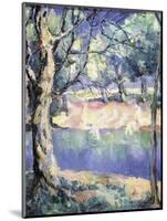 River in the Forest, c.1908-Kasimir Malevich-Mounted Giclee Print