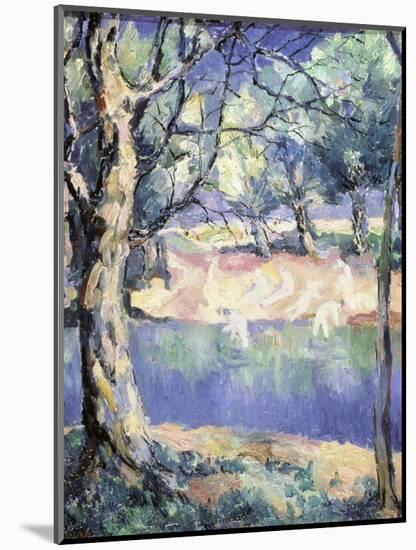 River in the Forest, c.1908-Kasimir Malevich-Mounted Giclee Print