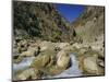 River in the Khyber Pass, Afghanistan-Christina Gascoigne-Mounted Photographic Print