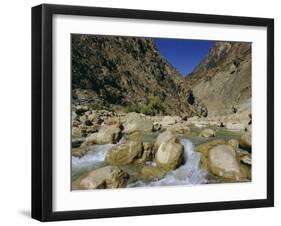 River in the Khyber Pass, Afghanistan-Christina Gascoigne-Framed Photographic Print